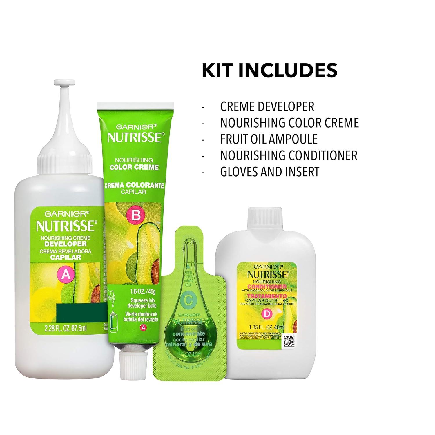 Nutrisse R3 Garnier Hair Color Nutrisse Ultra Color Nourishing Creme, R3 Light ...