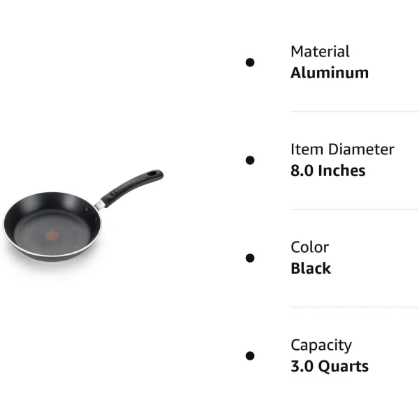 Experience Nonstick Fry Pan 12.5 Inch Induction Oven Safe 400F Cookware, Pots and Pans, Dishwasher Safe Black