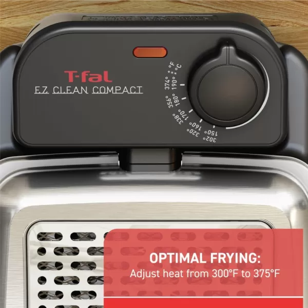 T-fal 3.5L Deep Fryer with Basket, 1700W, Oil Filtration, Temp Control, Digital Timer, Dishwasher Safe Parts