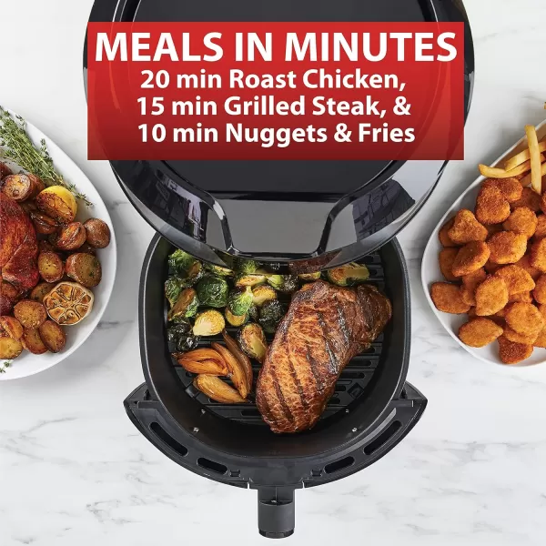 T-fal Easy Fry XXL Air Fryer &amp; Grill Combo with One-Touch Screen, 8 Preset Programs, 5.9 quarts, Black &amp; Stainless Steel