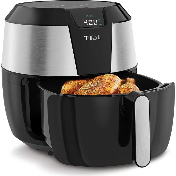 T-fal Easy Fry XXL Air Fryer &amp; Grill Combo with One-Touch Screen, 8 Preset Programs, 5.9 quarts, Black &amp; Stainless Steel