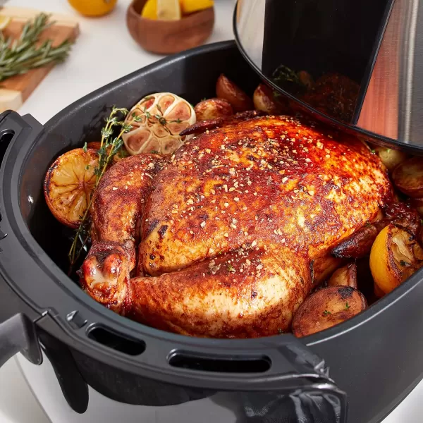 T-fal Easy Fry XXL Air Fryer &amp; Grill Combo with One-Touch Screen, 8 Preset Programs, 5.9 quarts, Black &amp; Stainless Steel