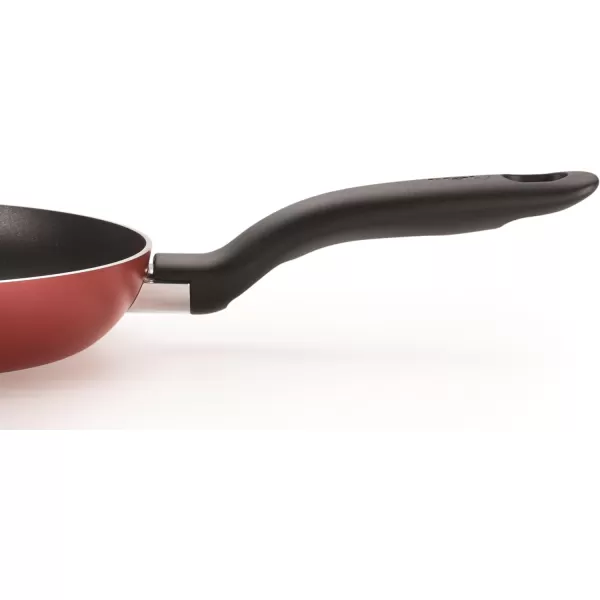 T-fal Initiatives Nonstick Cookware Set 18 Piece Oven Safe 350F Pots and Pans, Dishwasher Safe Red