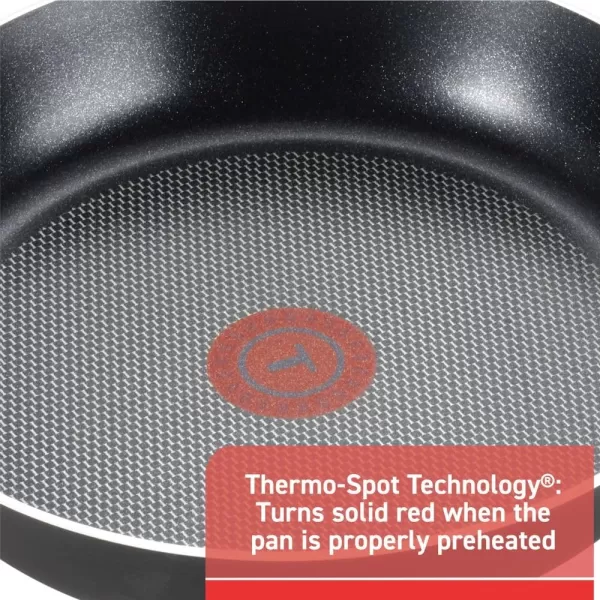 T-fal Signature Nonstick Cookware Set 12 Piece Oven Safe 350F Pots and Pans, Dishwasher Safe Black
