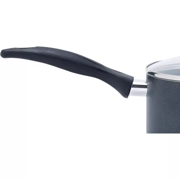 T-fal Specialty Nonstick Handy Pot with Glass Lid 3 Quart Oven Safe 350F Cookware, Pots and Pans, Dishwasher Safe Black