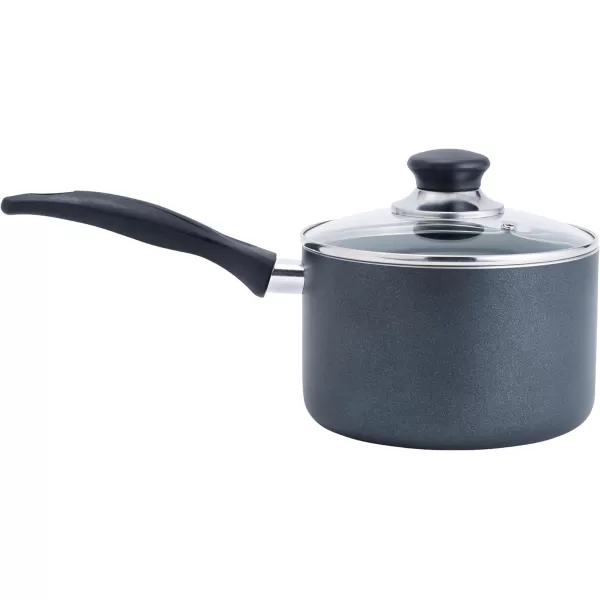 T-fal Specialty Nonstick Handy Pot with Glass Lid 3 Quart Oven Safe 350F Cookware, Pots and Pans, Dishwasher Safe Black
