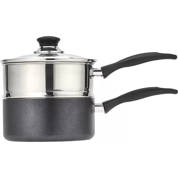 T-fal Specialty Nonstick Handy Pot with Glass Lid 3 Quart Oven Safe 350F Cookware, Pots and Pans, Dishwasher Safe Black