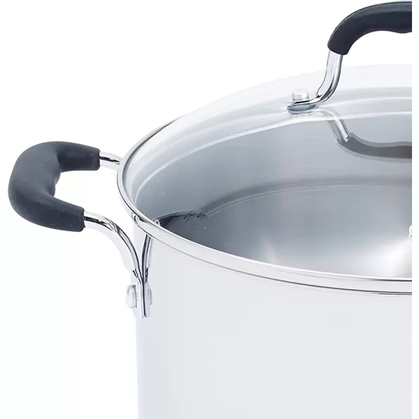 T-fal Specialty Nonstick Stockpot 12 Quart Oven Safe 350F Cookware, Pots and Pans, Dishwasher Safe Black