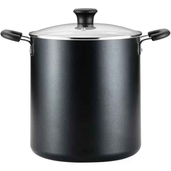 T-fal Specialty Nonstick Stockpot 12 Quart Oven Safe 350F Cookware, Pots and Pans, Dishwasher Safe Black