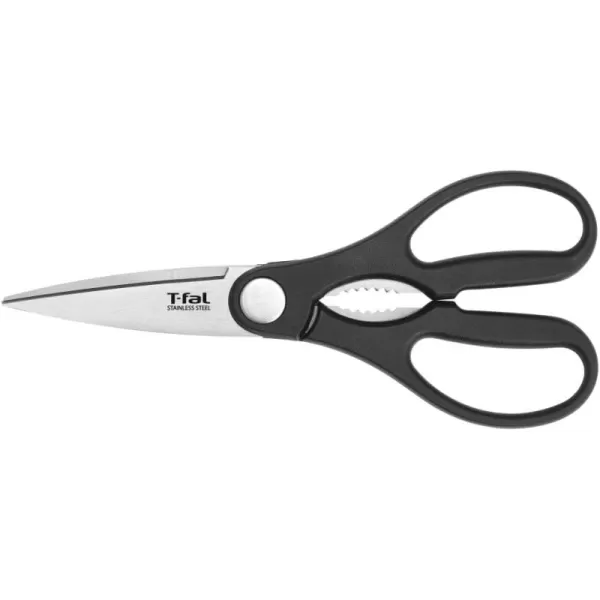 T-fal Ice Force Stainless Steel Bread Knife, 8 Inch, Long Lasting Sharpness, High Cutting Precision, German Stainless Steel, Kitchen Knife, Cook Tool, Kitchen Tool, Black