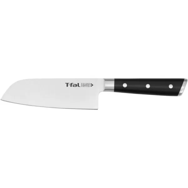 T-fal Ice Force Stainless Steel Bread Knife, 8 Inch, Long Lasting Sharpness, High Cutting Precision, German Stainless Steel, Kitchen Knife, Cook Tool, Kitchen Tool, Black