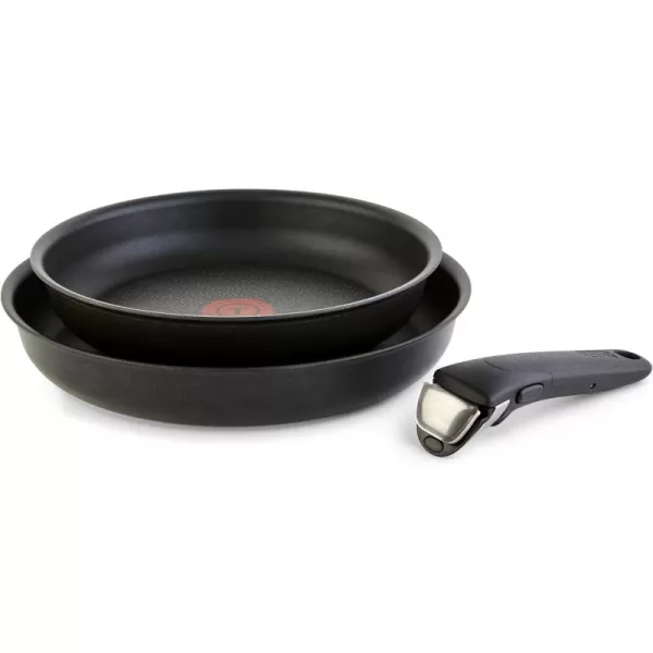 T-fal Ingenio Nonstick Cookware Set 14 Piece, Induction, Oven Broiler Safe 500F, Cookware, Pots and Pans, RV, Camping, Oven, Broil, Dishwasher Safe, Detachable Handle, Cherry Red