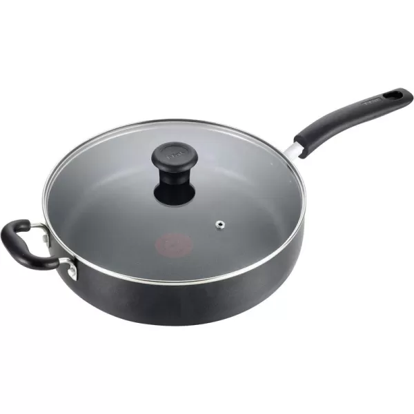 T-fal Platinum Nonstick Jumbo Cooker 5 Quart Induction Oven Broiler Safe 500F Cookware, Pots and Pans, Dishwasher Safe Slate
