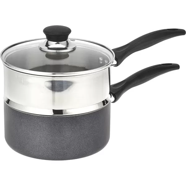 T-fal Specialty Nonstick Handy Pot with Glass Lid 3 Quart Oven Safe 350F Cookware, Pots and Pans, Dishwasher Safe Black