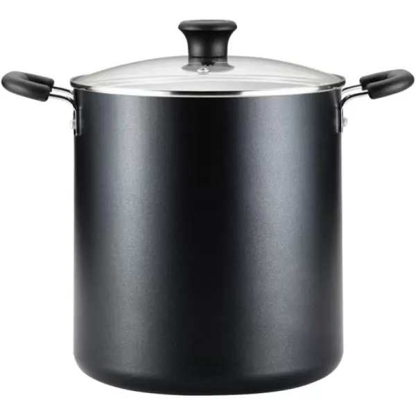 T-fal Specialty Nonstick Stockpot 12 Quart Oven Safe 350F Cookware, Pots and Pans, Dishwasher Safe Black