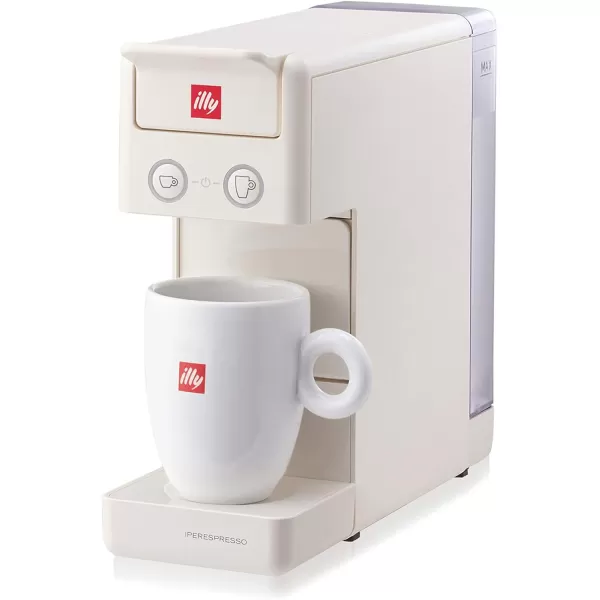 Illy Y3.3 Single Serve Espresso and Coffee Capsule Machine, 12.20x3.9x10.40 