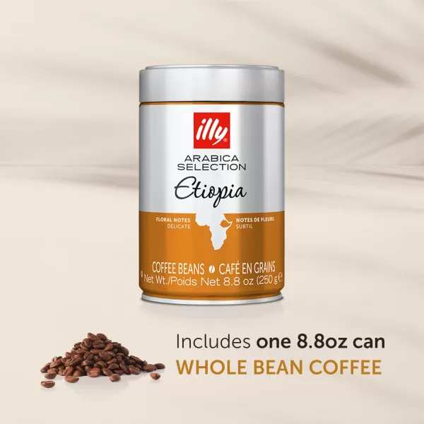 illy Arabica Selections Nicaragua Whole Bean Coffee, 100% Arabica Bean Single Origin Coffee, No Preservatives, 8.8oz 