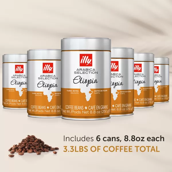 illy Arabica Selections Nicaragua Whole Bean Coffee, 100% Arabica Bean Single Origin Coffee, No Preservatives, 8.8oz 