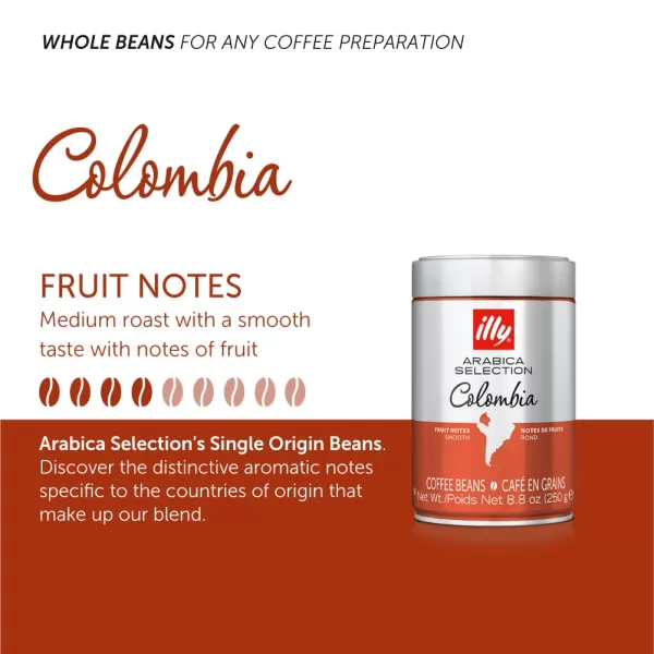 illy Arabica Selections Nicaragua Whole Bean Coffee, 100% Arabica Bean Single Origin Coffee, No Preservatives, 8.8oz 