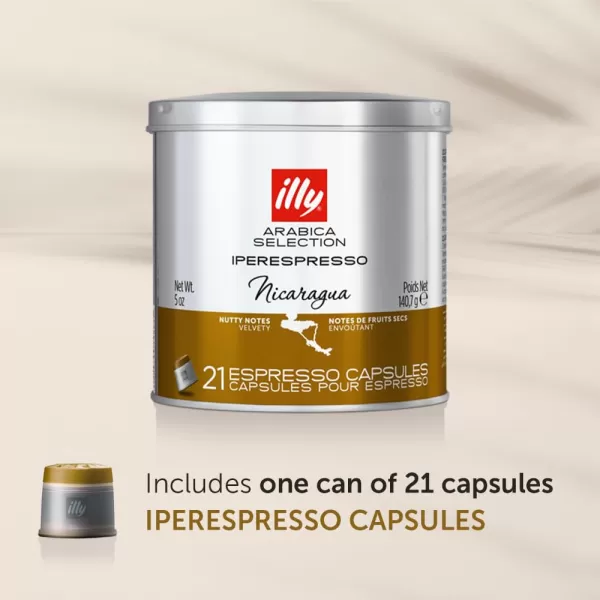 illy Coffee iperEspresso Capsules - Single-Serve Coffee Capsules &amp; Pods - Single Origin Coffee Pods – Intenso Dark Roast with Notes of Cocoa &amp; Fruit - For iperEspresso Capsule Machines – 21 Count