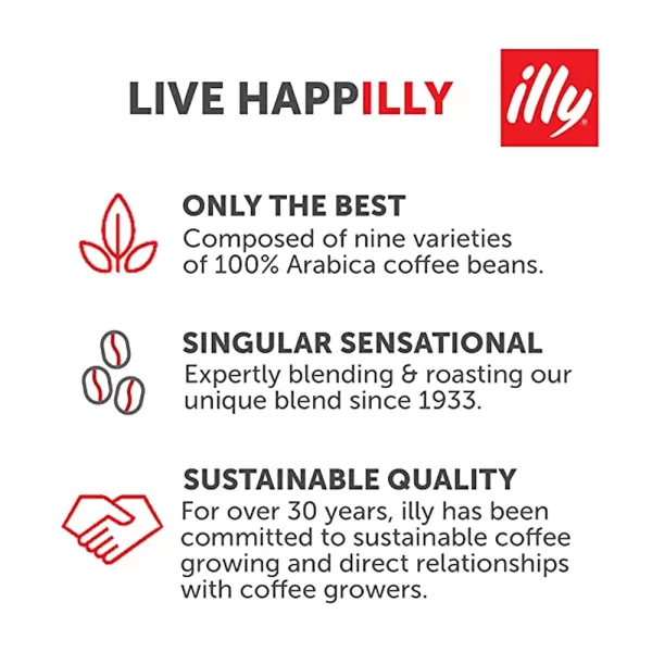 illy Ready To Drink Coffee - Cold Brew Cans - 100% Arabica Coffee - Smooth &amp; Refreshing Taste - Convenient, Easy to Carry Coffee Drink – 8.5 oz., 12 Pack