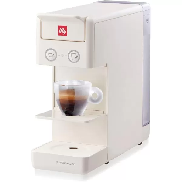 Illy Y3.3 Single Serve Espresso and Coffee Capsule Machine, 12.20x3.9x10.40 