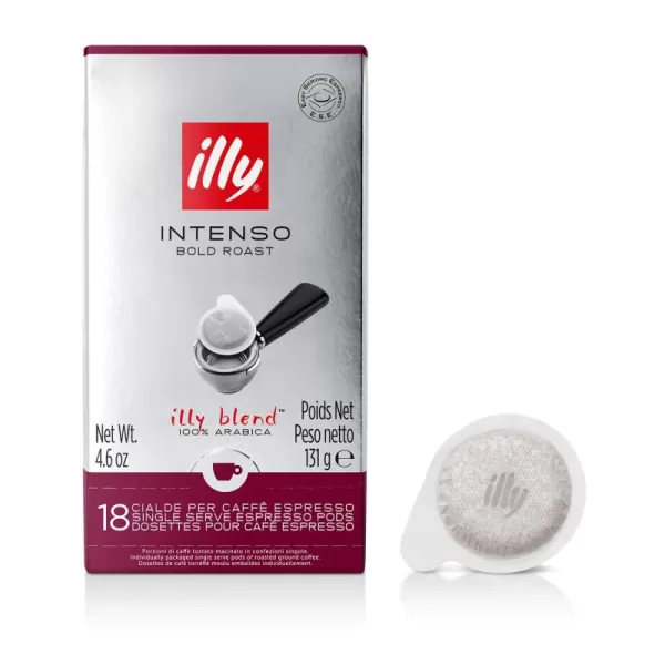 illy E.S.E. Coffee - Single-Serve Coffee Capsules &amp; Pods - Classico Lungo Medium Roast - Notes Of Caramel, Orange Blossom &amp; Jasmine - For E.S.E Coffee Machines - Extraordinary Aroma &amp; Body – 18 Count