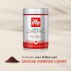 imageilly Ground Coffee Moka  100 Arabica Flavored Coffee Ground  Rich Aromatic Coffee Grounds Profile  Intenso Dark Roast  Warm Notes of Cocoa ampamp Dried Fruit  No Preservatives  88 OunceClassico Medium Roast Ground Espresso