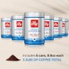 imageilly Ground Coffee Moka  100 Arabica Flavored Coffee Ground  Rich Aromatic Coffee Grounds Profile  Intenso Dark Roast  Warm Notes of Cocoa ampamp Dried Fruit  No Preservatives  88 OunceDecaf Medium Roast Ground Espresso