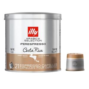 imageilly Coffee iperEspresso Capsules  SingleServe Coffee Capsules ampamp Pods  Single Origin Coffee Pods  Classico Medium Roast with Notes of Caramel  For iperEspresso Capsule Machines  21 CountCosta Rica Single Origin Dark Roast