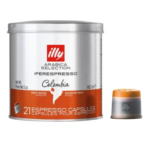 imageilly Coffee iperEspresso Capsules  SingleServe Coffee Capsules ampamp Pods  Single Origin Coffee Pods  Classico Medium Roast with Notes of Caramel  For iperEspresso Capsule Machines  21 CountColombia Single Origin Medium Roast