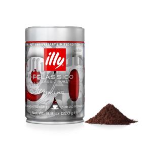 imageilly Ground Coffee Moka  100 Arabica Flavored Coffee Ground  Rich Aromatic Coffee Grounds Profile  Intenso Dark Roast  Warm Notes of Cocoa ampamp Dried Fruit  No Preservatives  88 Ounce90th Anniversay  Classico Ground Espresso