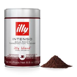 imageilly Ground Coffee Moka  100 Arabica Flavored Coffee Ground  Rich Aromatic Coffee Grounds Profile  Intenso Dark Roast  Warm Notes of Cocoa ampamp Dried Fruit  No Preservatives  88 OunceIntenso Bold Roast Ground Espresso