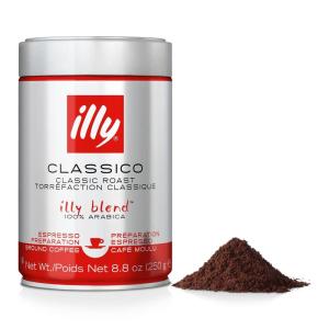 imageilly Ground Coffee Moka  100 Arabica Flavored Coffee Ground  Rich Aromatic Coffee Grounds Profile  Intenso Dark Roast  Warm Notes of Cocoa ampamp Dried Fruit  No Preservatives  88 OunceClassico Medium Roast Ground Espresso