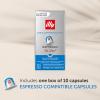 imageIlly Espresso Compatible Capsules  SingleServe Coffee Capsules ampamp Pods  Intenso Dark Roast  Notes Of Cocoa ampamp Dried Fruit Coffee Pods  For Nespresso Coffee Machines  10 CountDecaf Medium Roast