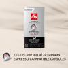 imageIlly Espresso Compatible Capsules  SingleServe Coffee Capsules ampamp Pods  Intenso Dark Roast  Notes Of Cocoa ampamp Dried Fruit Coffee Pods  For Nespresso Coffee Machines  10 CountForte Dark Roast