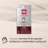 imageIlly Espresso Compatible Capsules  SingleServe Coffee Capsules ampamp Pods  Intenso Dark Roast  Notes Of Cocoa ampamp Dried Fruit Coffee Pods  For Nespresso Coffee Machines  10 CountIntenso Bold Roast