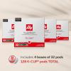 imageilly Coffee Dark Roast KCup for Keurig 100 Arabica Bean Signature Italian Blend Premium Gourmet Roast Single Serve Drip CoffeeClassico Medium Roast