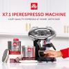 imageIlly X71 Espresso SingleServe Machine Barista Quality Espresso Machine with Milk Frother Steam Wand for IperEspresso Capsules 15bar BlackBlack