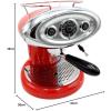 imageIlly X71 Espresso SingleServe Machine Barista Quality Espresso Machine with Milk Frother Steam Wand for IperEspresso Capsules 15bar BlackRed