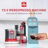 imageIlly Y33 Espresso Machine Single Serve Coffee Machine for IperEspresso Capsules Single Cup Espresso Maker 19bar BlackAmalfi Blue