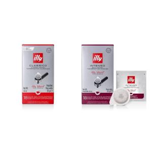 imageilly ESE Coffee  SingleServe Coffee Capsules ampamp Pods  Classico Decaf Roast  Notes Of Caramel Orange Blossom ampamp Jasmine  For ESE Coffee Machines  Extraordinary Aroma ampamp Body  18 CountClassico Medium Roast  Illy Intenso Bold Roast