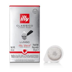 imageilly ESE Coffee  SingleServe Coffee Capsules ampamp Pods  Classico Decaf Roast  Notes Of Caramel Orange Blossom ampamp Jasmine  For ESE Coffee Machines  Extraordinary Aroma ampamp Body  18 CountLungo Medium Roast