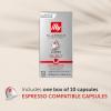 imageIlly Espresso  Nespresso Compatible Coffee Capsules All 5 Blends Variety Pack Intenso Classico Forte Lungo DecafLungo Medium Roast