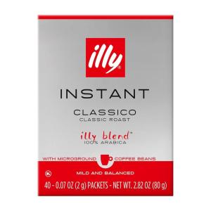imageilly Instant Coffee Singles Classico Medium Roast Caramel ampamp Orange Blossom Notes 40 SingleServe Packets 2g Each  Premium Arabica Coffee
