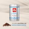 imageIlly Whole Bean Coffee Classico Medium Roast  Mild ampamp Balanced  100 Arabica  Whole Beans  Pressurized Packaging Sealed for Freshness  88oz can Pack of 12Decaf Medium Roast
