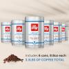 imageIlly Whole Bean Coffee Classico Medium Roast  Mild ampamp Balanced  100 Arabica  Whole Beans  Pressurized Packaging Sealed for Freshness  88oz can Pack of 12Decaf Medium Roast