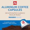 imageilly Aluminum Espresso Capsules  Compatible with Nespresso Machines  Classico Medium Roast Coffee MildampampBalancedNotes of CaramelOrange BlossomampampJasmine Single Serve Capsules  10 Count Pack of 5Decaf Medium Roast