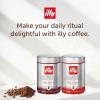 imageIlly Ground Espresso Coffee Classico Medium Roast  Mild ampamp Balanced  100 Arabica  PreGround for Espresso  Pressurized Packaging Sealed for Freshness  88oz Pack of 2Classico Medium Roast Ground Moka