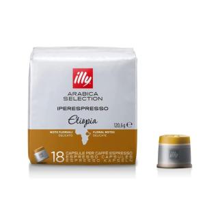 imageilly Coffee Arabica Selection India Espresso Capsules Single Origin For Brewing with iperEspresso Capsule Machines 18 CountEtiopia Single Origin Medium Roast